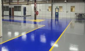 how to level large area concrete floor