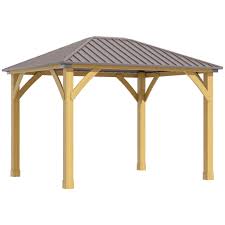 Metal Roof Gazebo Canopy For Garden