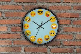 Emojis Wall Clock Funky Clocks Gift For