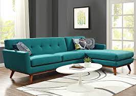 mid century modern style sectional