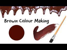 Brown Colour Tutorial How To Make