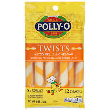 polly o twists string cheese mozzarella
