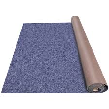 vevor indoor outdoor carpet 6 ft x 29 5 ft waterproof back texture outdoor rug deep blue