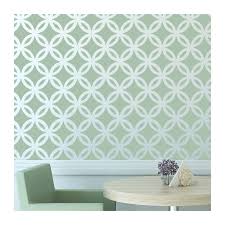 Moroccan Wall Stencil Lattice Circle