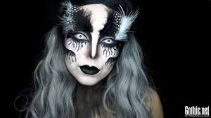a halloween omen makeup tutorial