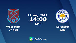 Buy · shortside lower tier £ . West Ham United Vs Leicester City Live Score H2h And Lineups Sofascore