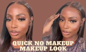 here s a quick no makeup look you can