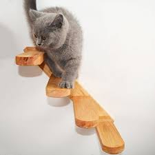 Wall Mounted Cat Climbing Ladder Step