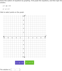 ixl solve a system of equations by