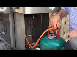weber genesis ii how to attach a gas