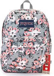 Widest selection of new season & sale only at lyst.com. Amazon Com Jansport Digibreak Backpack Coral Sparkle Pretty Posey Clothing