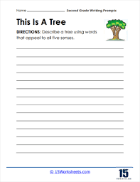 2nd grade writing prompt worksheets