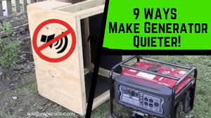 One of the best ways to make your generator quiet at camping is to place the generator away from the camp. How To Make A Generator Quieter 9 Ways That Work Youtube