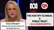 The ASIO Spy Scandal & Public Trust | Q+A - YouTube
