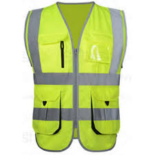 Outdoor safety and high visibility featuresï‚§ high visibility en 471 approved reflective safety vests. Yoweshop High Visibility Reflective Safety Vest Customize Logo With 5 Pockets Protective Workwear Outdoor Work Vest S Blue Vests Tools Home Improvement Guardebem Com