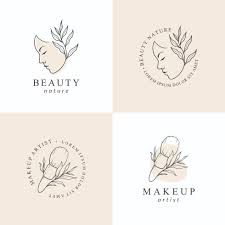 beauty makeup logo design template