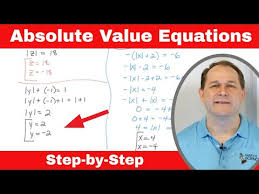 Solving Absolute Value Equations With