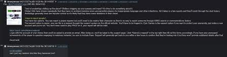 4Chan using Epic Game Store to mass report people anonymously and causing  permanent bans. : r/PSO2