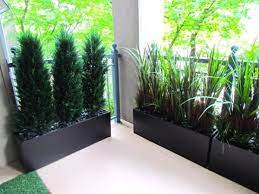 Mini Lounge With Artificial Plants