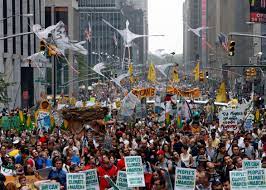 new york climate march attracts nearly