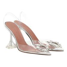 Begum leather heels AMINA MUADDI White size 42 EU in Leather - 22048179