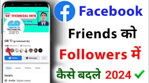 facebook friends ko followers me kaise