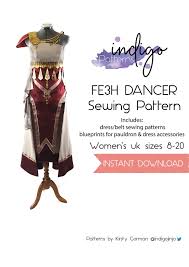 Fire Emblem Three Houses Dancer Cosplay Sewing Pattern FE3H - Etsy
