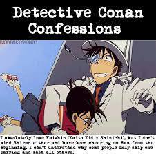 Detective Conan Confessions — I absolutely love Kaishin (Kaito Kid x  Shinichi),...