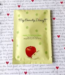 beauty diary apple polyphenol mask