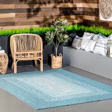 outdoor ombre area rug in the rugs