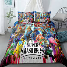 Super Mario Bros Quilt Duvet Cover Set