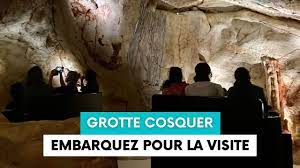 Embarquez pour la visite de la grotte Cosquer à Marseille ! - YouTube