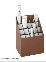 safco 20 bin upright roll file for