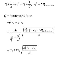 flow rate calculations experiment exles