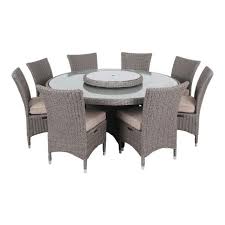 Outdoor Dining Set With Sunbrella Cushions