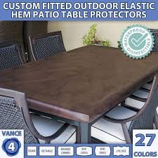 Outdoor Vinyl Patio Tablecloth Custom
