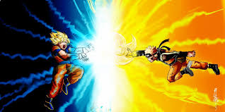 Na rede bandeirantes, dragon ball z estreou em 25 de outubro do mesmo ano 16. Goku Vs Naruto Wallpapers Top Free Goku Vs Naruto Backgrounds Wallpaperaccess
