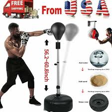 punching bag with stand reflex bag
