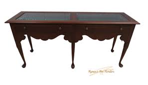 Cherry Antique Console Tables For