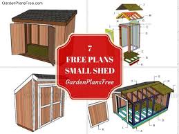 13 Free Small Garden Shed Plans Free