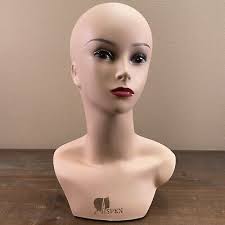 rubber aspen wigs mannequin head with