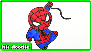 Grab your pen and paper and follow along as i guide you through these step by step drawing instructions. How To Draw Spiderman Easy Spider Man Drawing For Kids Step By Step Drawing Tutorials Youtube