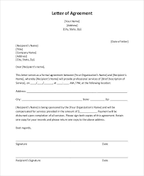 agreement letter template 28 free
