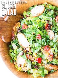 Southwest Salad with Cilantro Lime Dressing (quick & easy!)