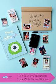 Maybe you would like to learn more about one of these? Diy Disney Autograph Book With Photo Stickers Hello Creative Family
