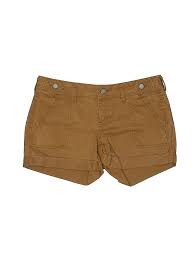 Details About Aeropostale Women Brown Denim Shorts 4