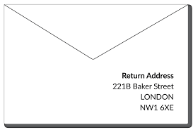 Letter Envelope Format Philippines India Canada Address Uk