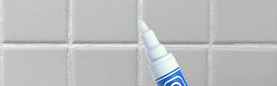 This Bathroom Tile Paint Grout Tip Will