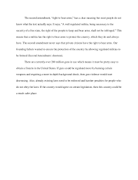 Gun control Gun Control Essay