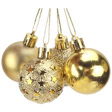 hankley golden ball ornament